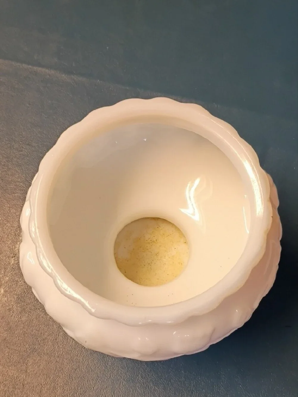 Milk Glass Floral & Vine elegant white